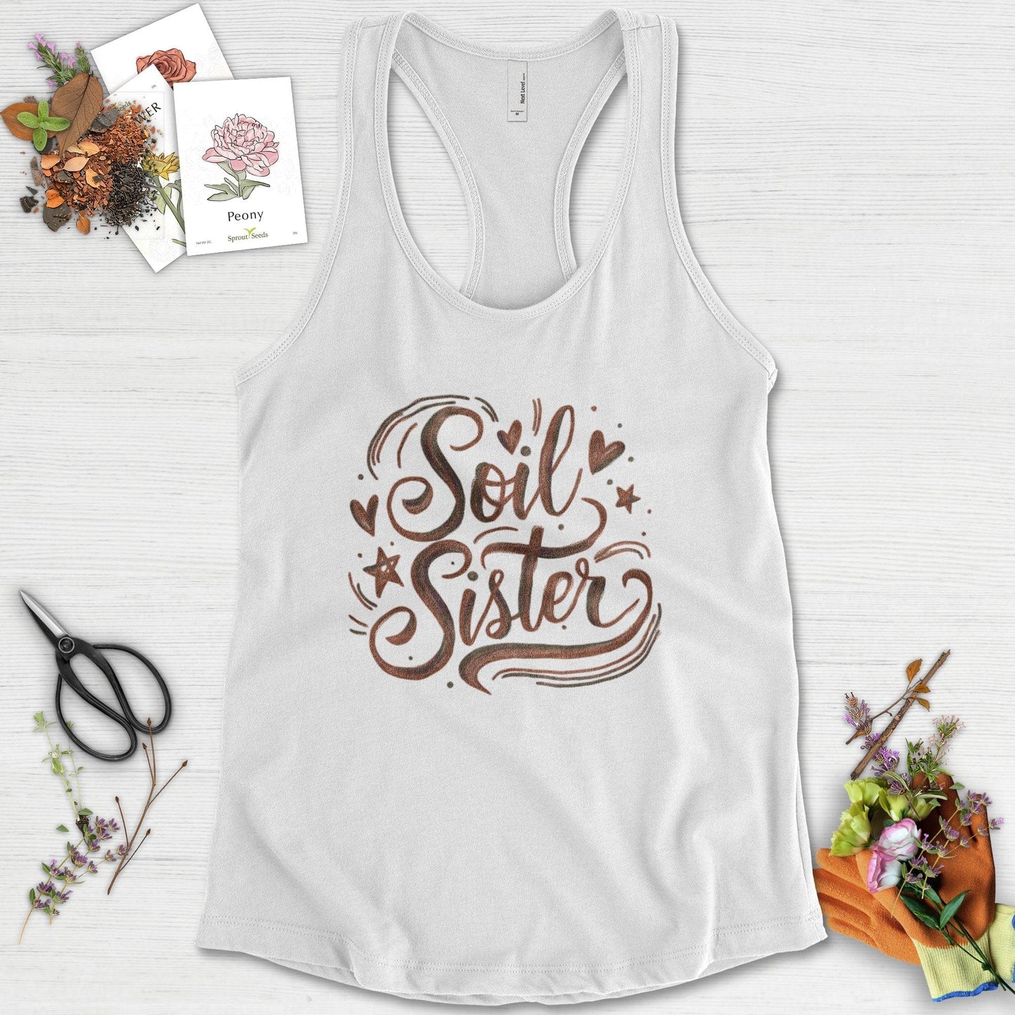 Soil Sister Garden Racerback