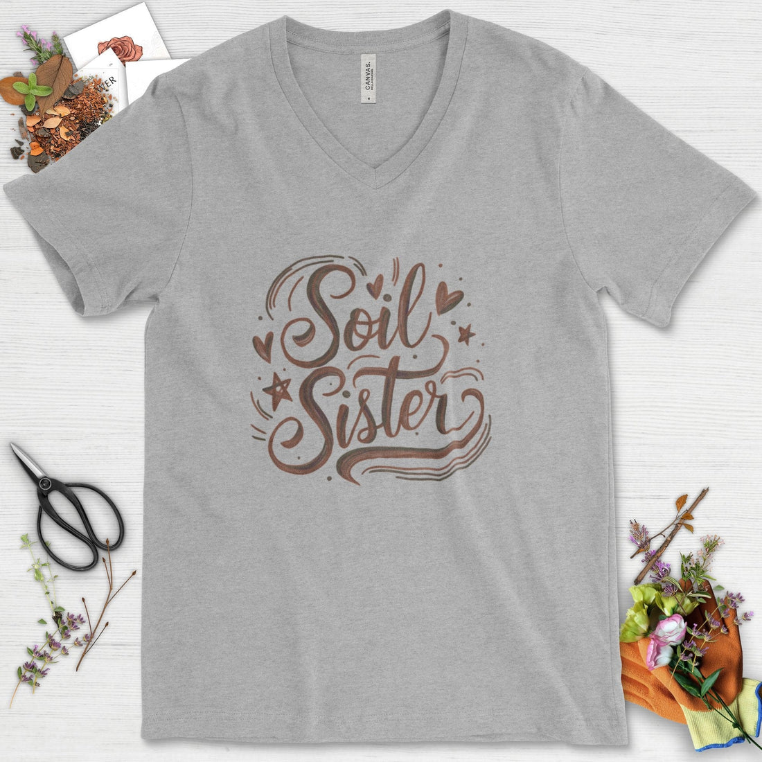 Soil Sister Garden V-Neck