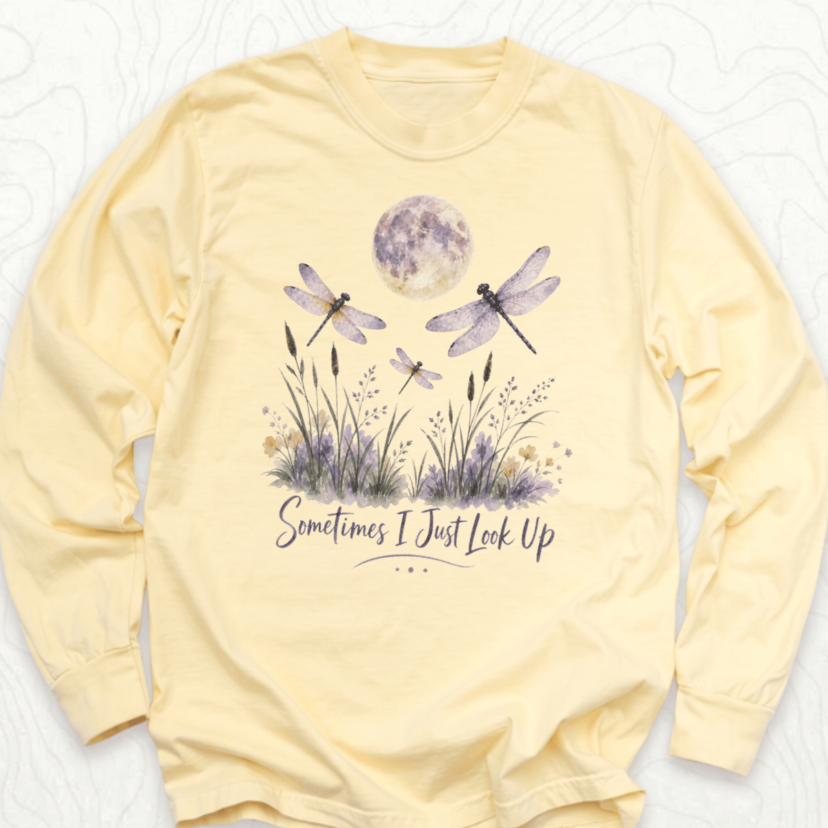 Sometimes Look Up LS T-shirt