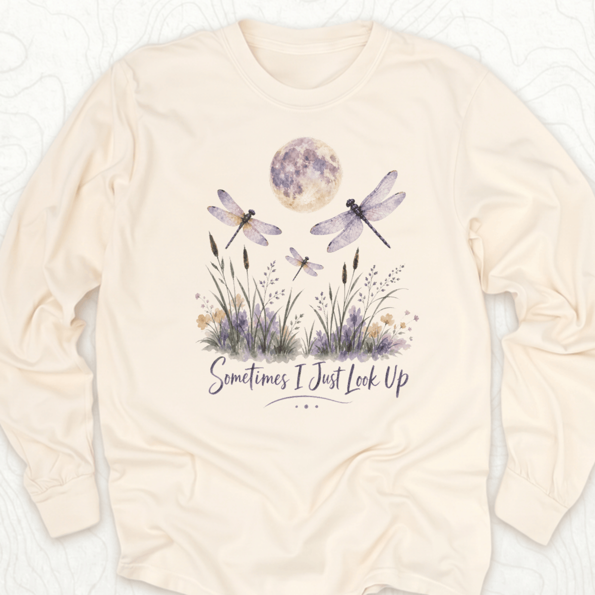 Sometimes Look Up LS T-shirt
