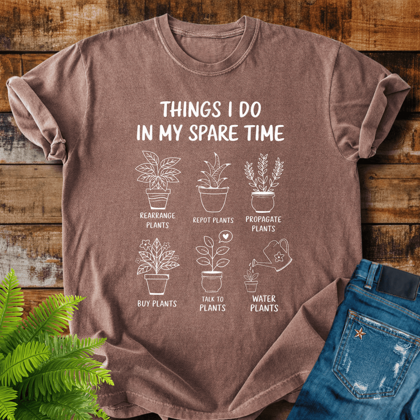 Spare Time Plants T-shirt