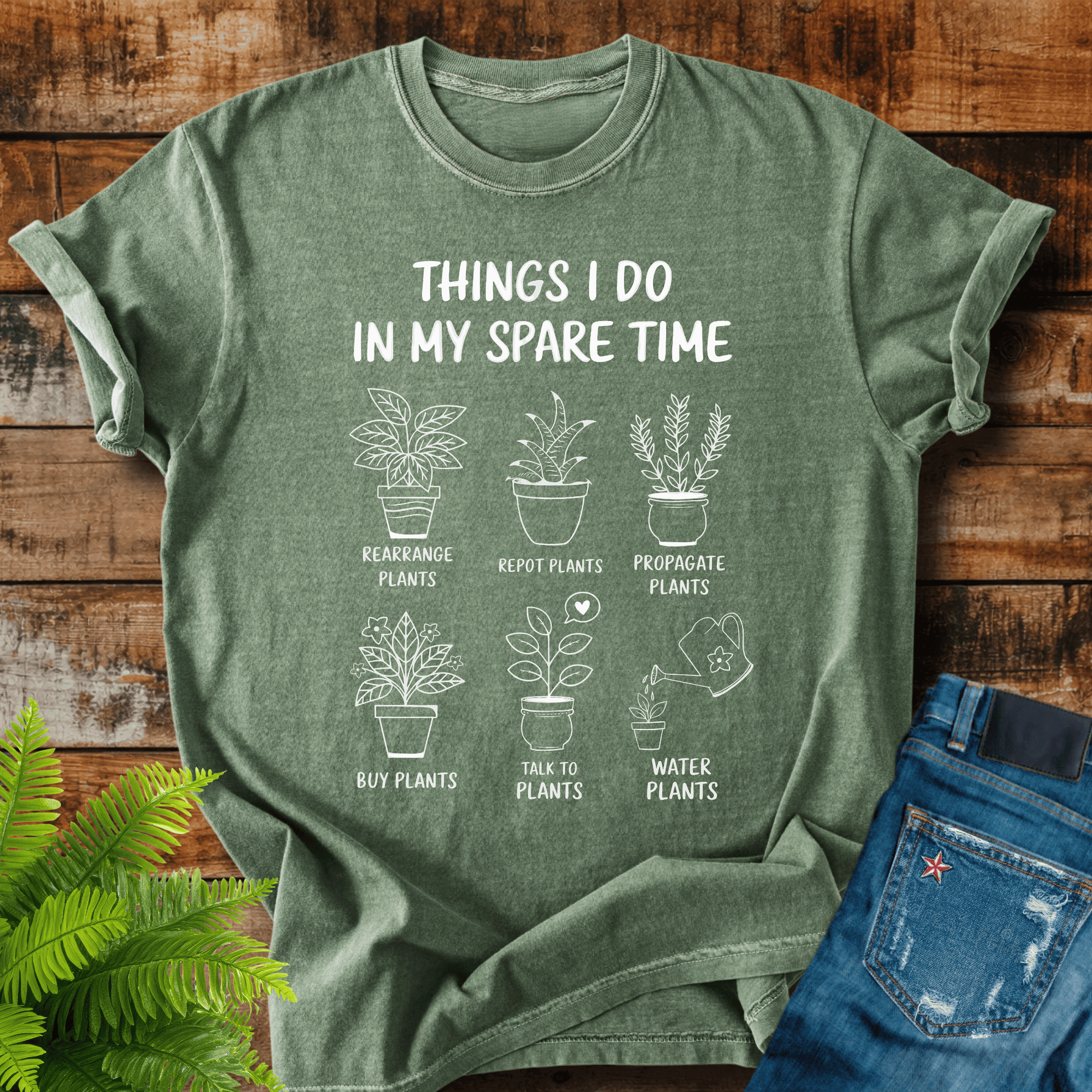 Spare Time Plants T-shirt