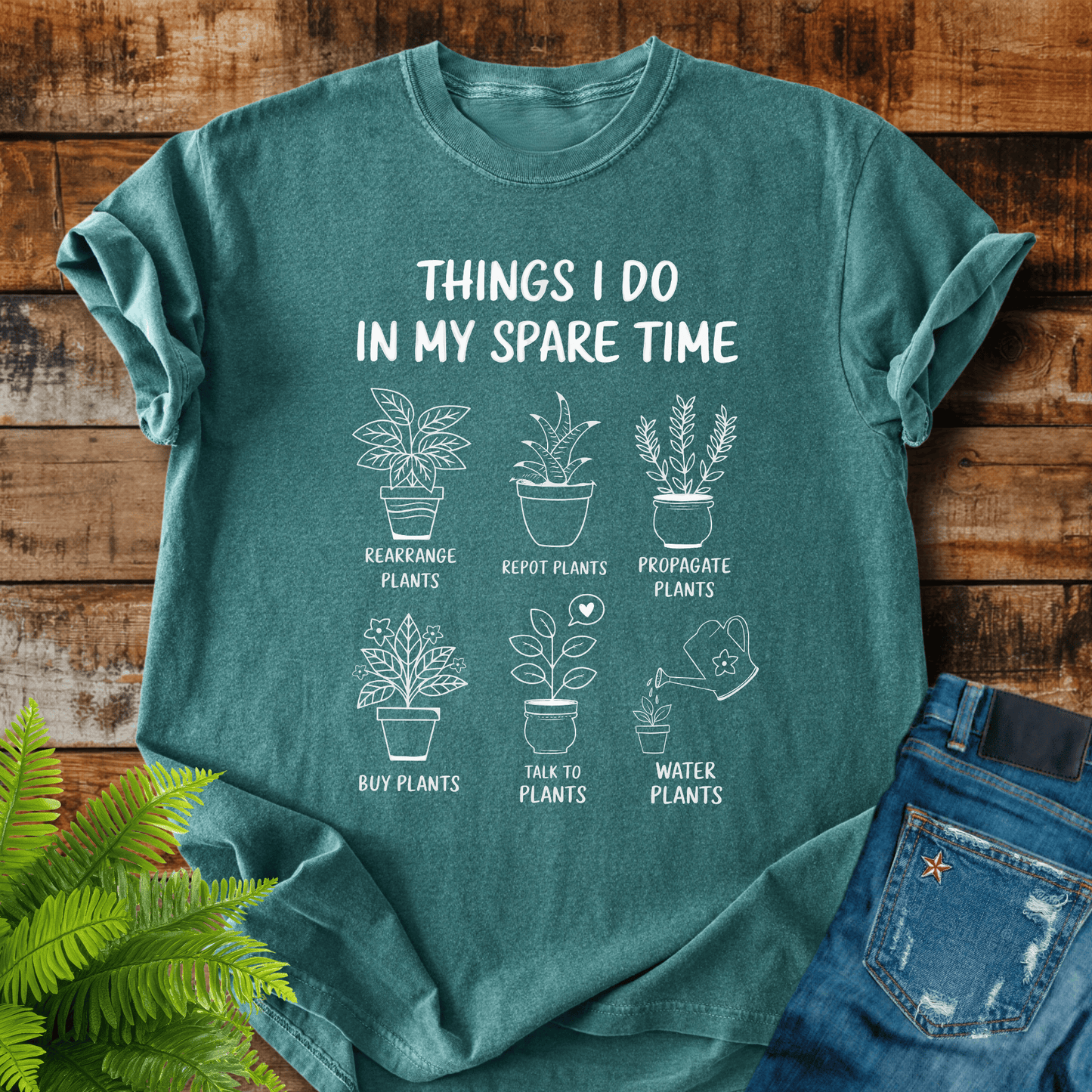 Spare Time Plants T-shirt