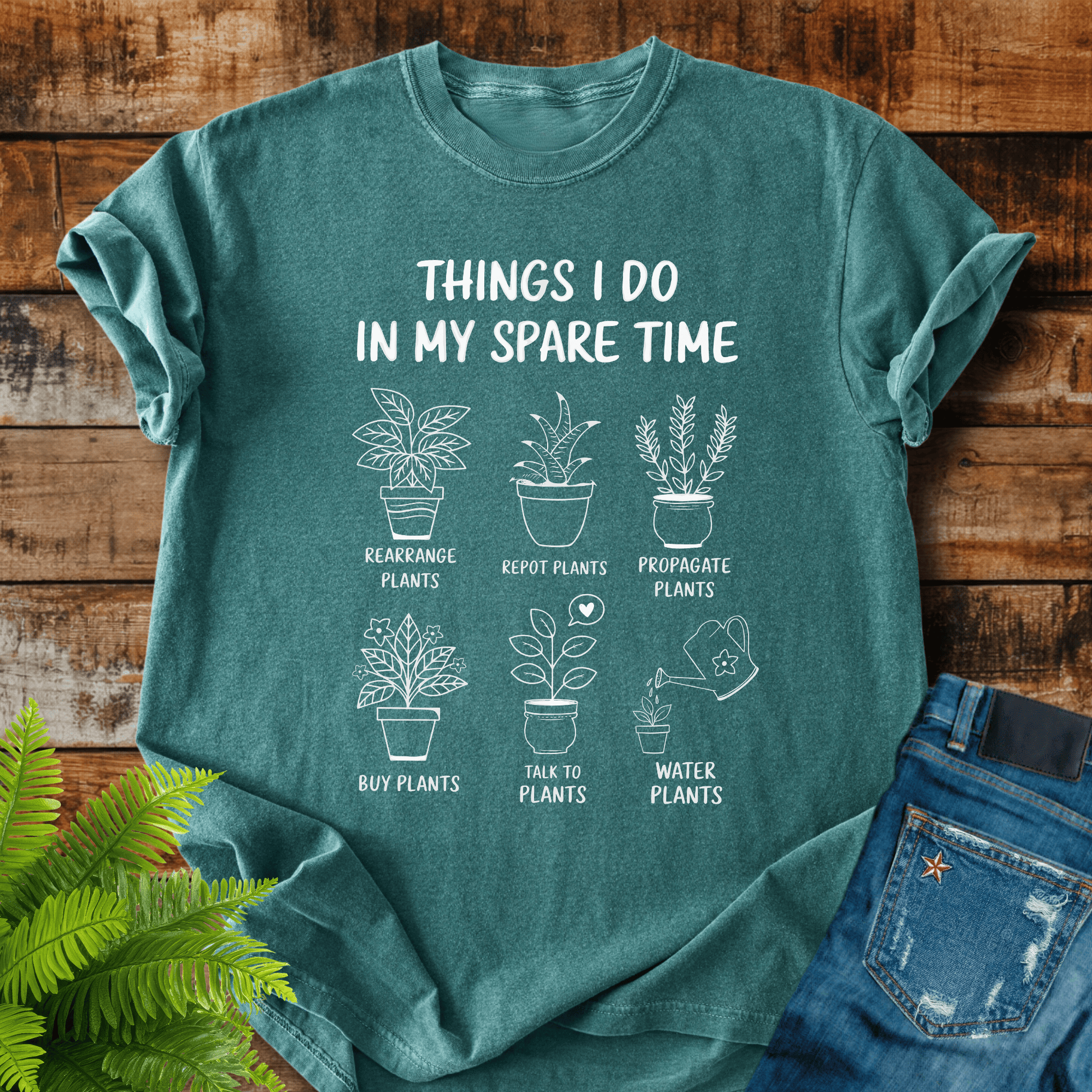 Spare Time Plants T-shirt