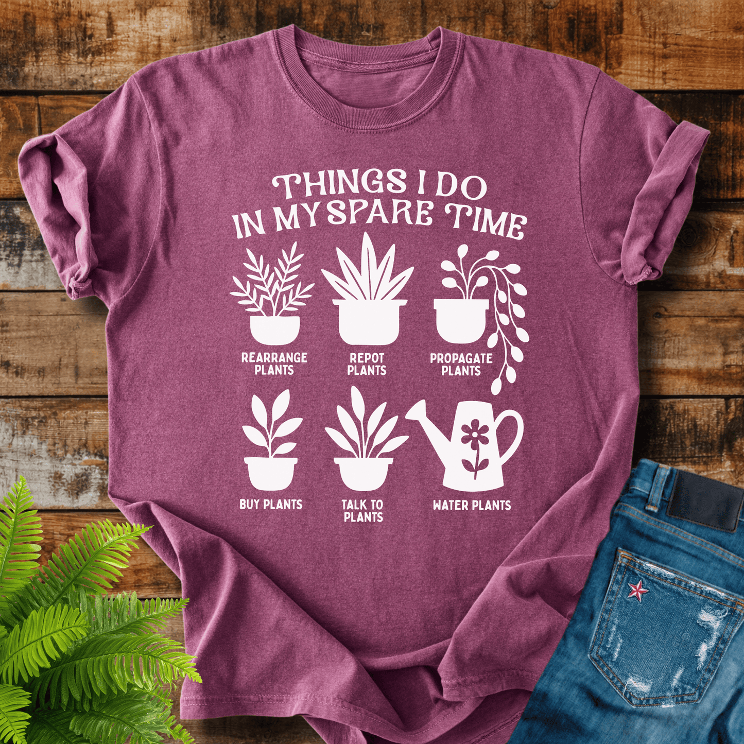 Spare Time Plants T-shirt