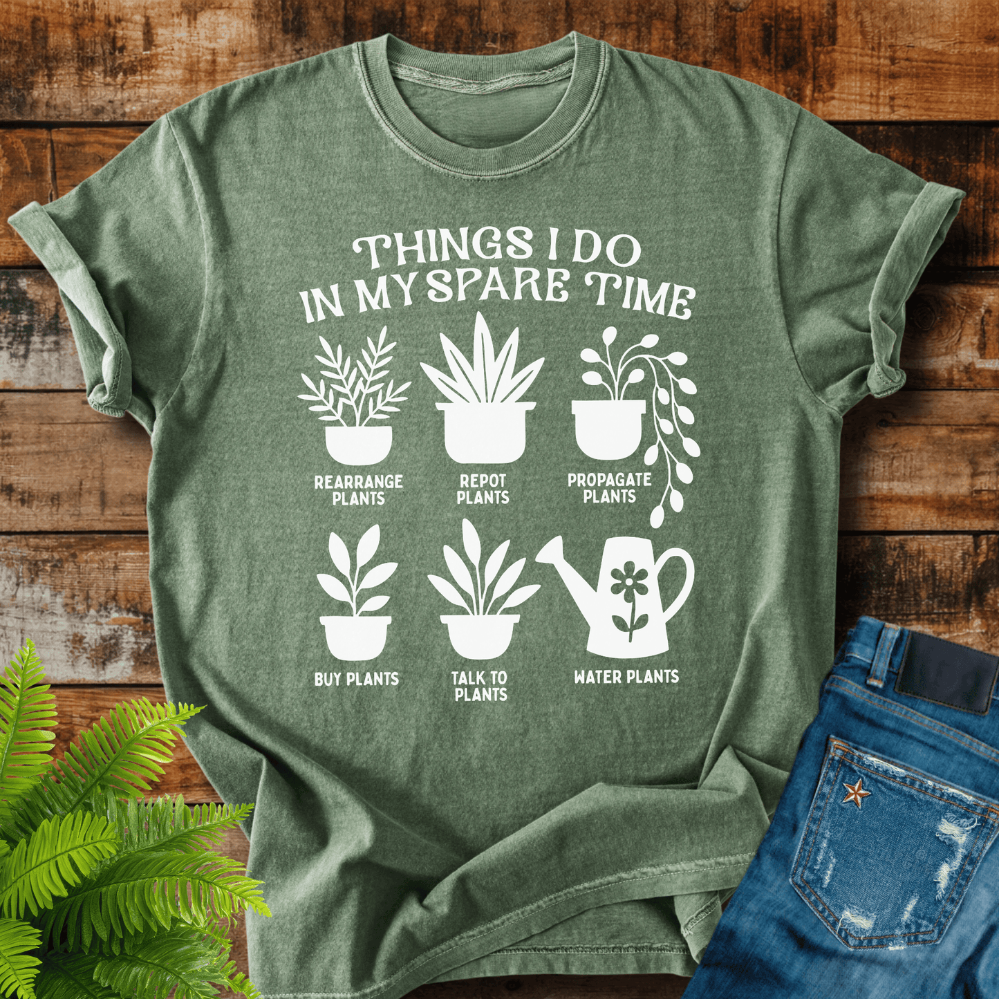 Spare Time Plants T-shirt