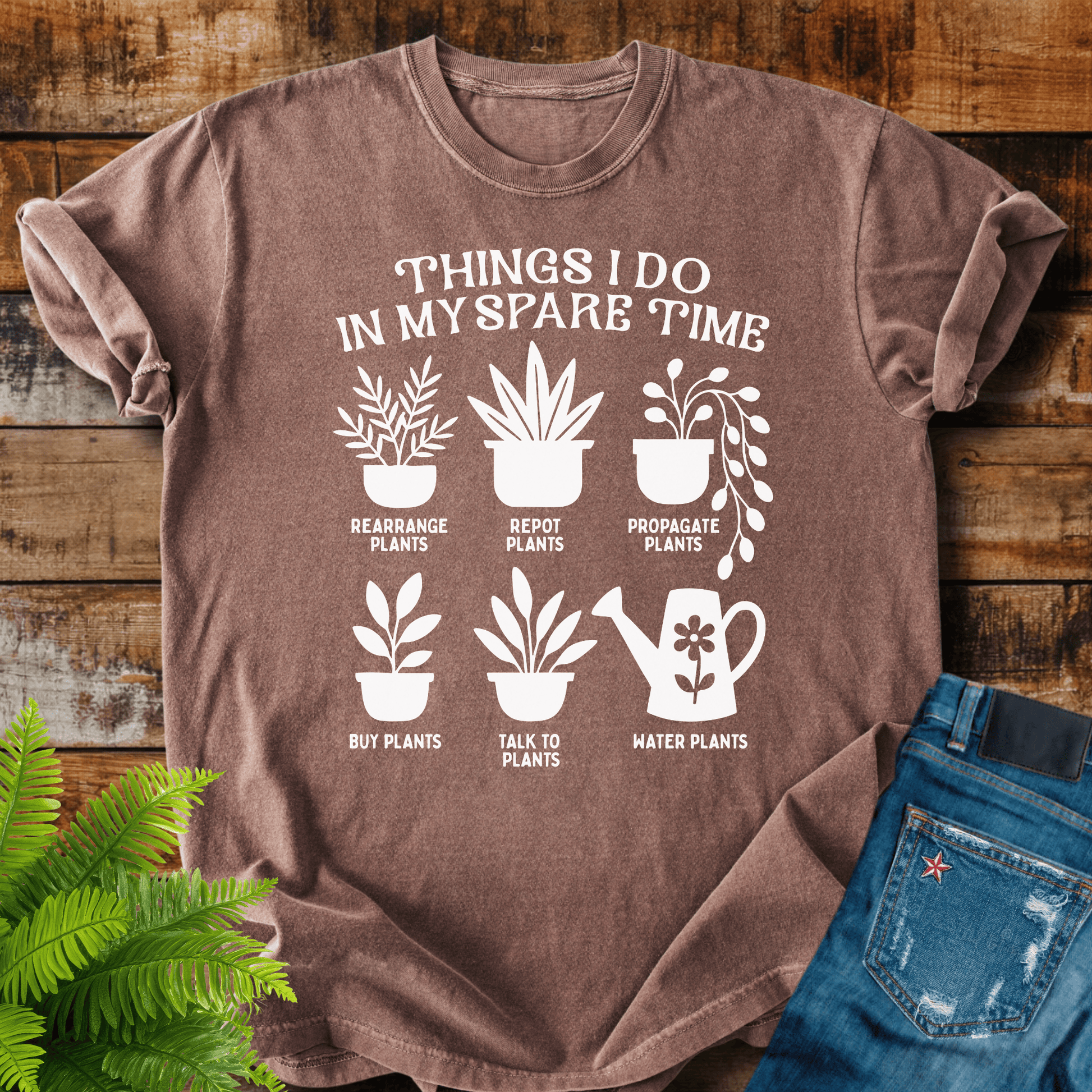 Spare Time Plants T-shirt