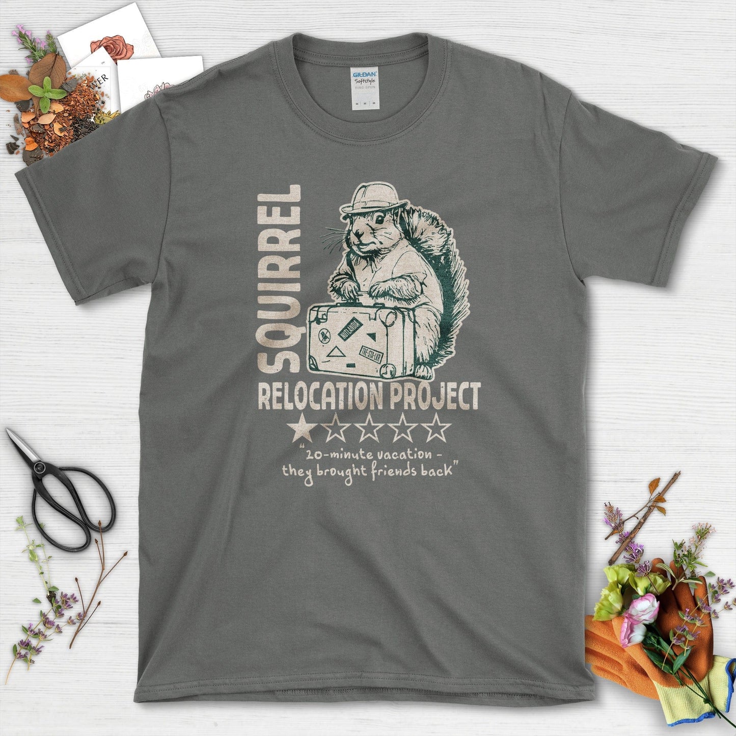 Squirrel Relocation Project T-Shirt