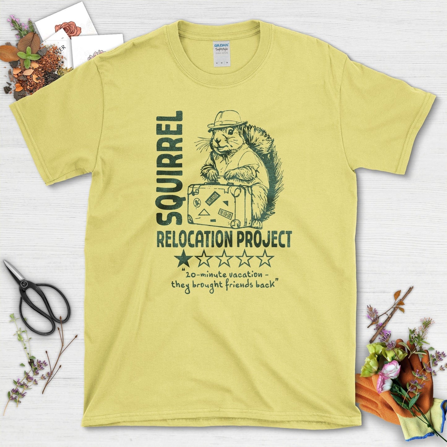 Squirrel Relocation Project T-Shirt
