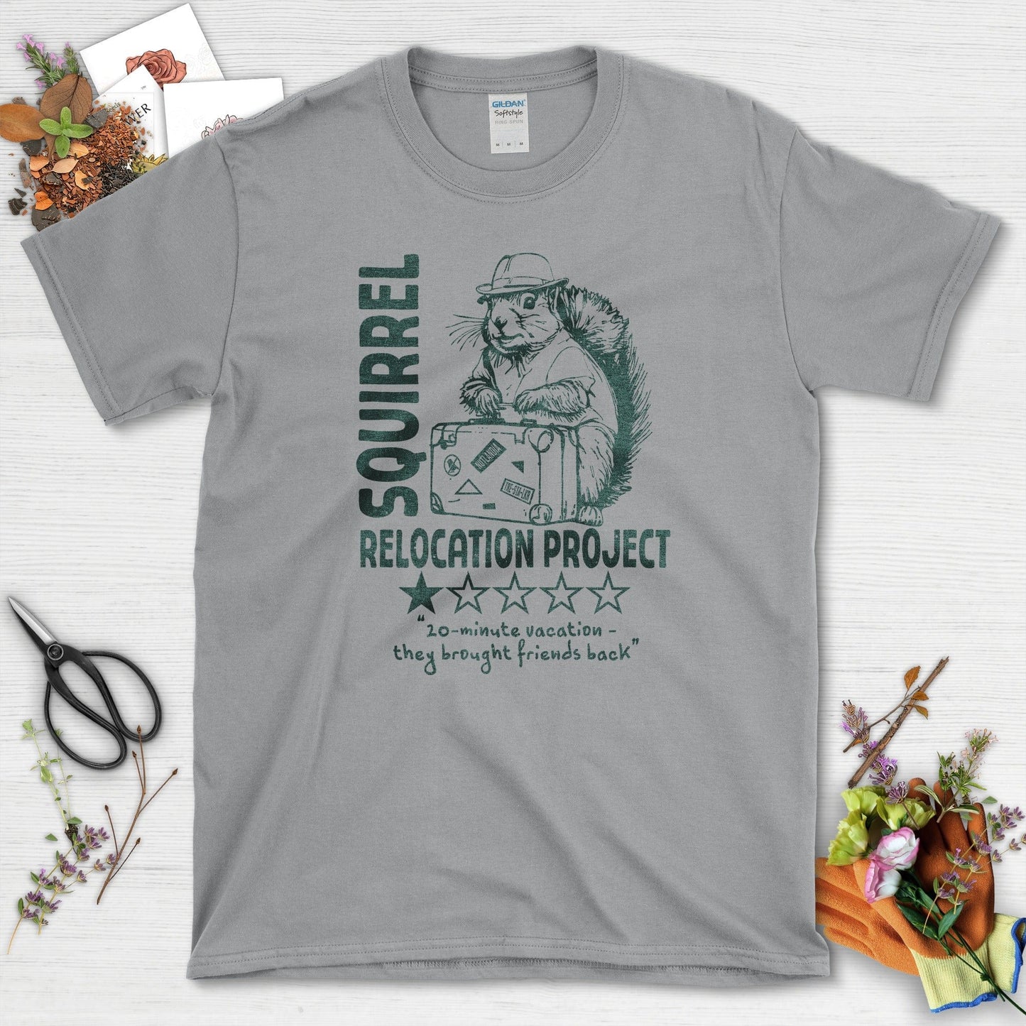 Squirrel Relocation Project T-Shirt