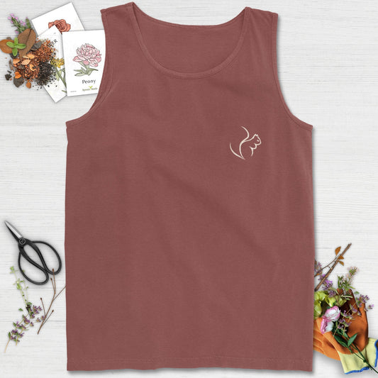 Squirrel Silhouette Comfort Colors® Tank Top
