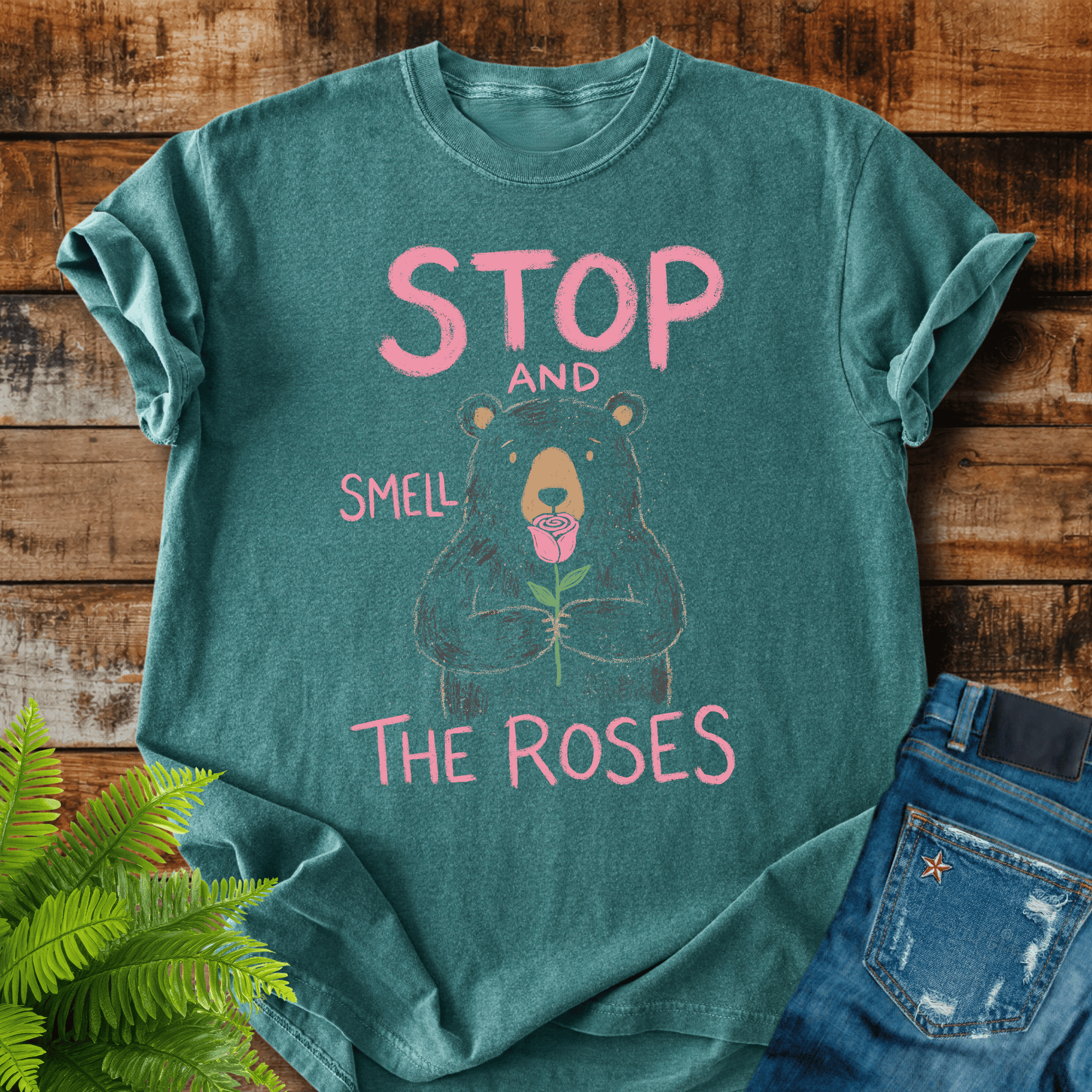 Stop Smell Roses T-shirt