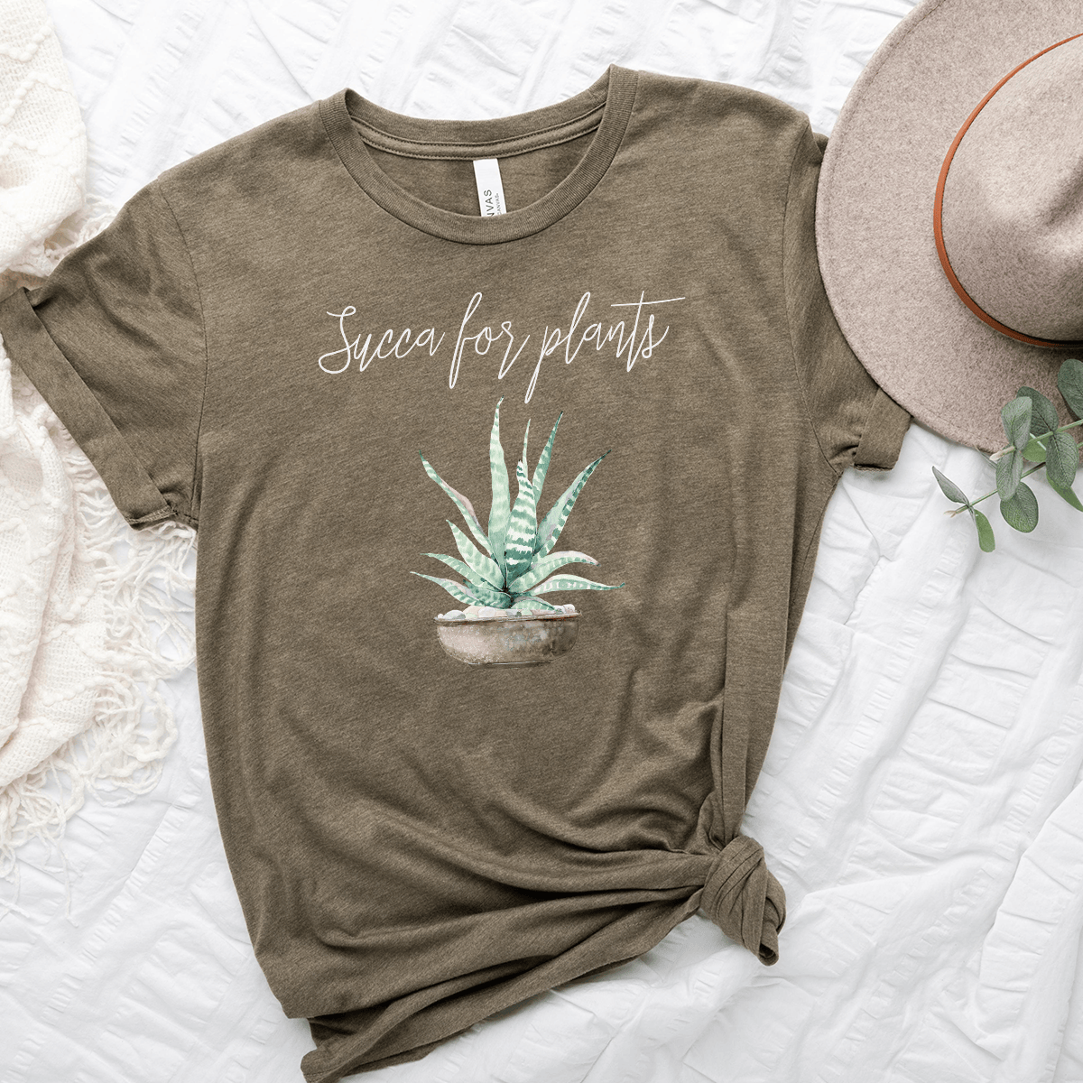 Succa For Plants Unisex Tee