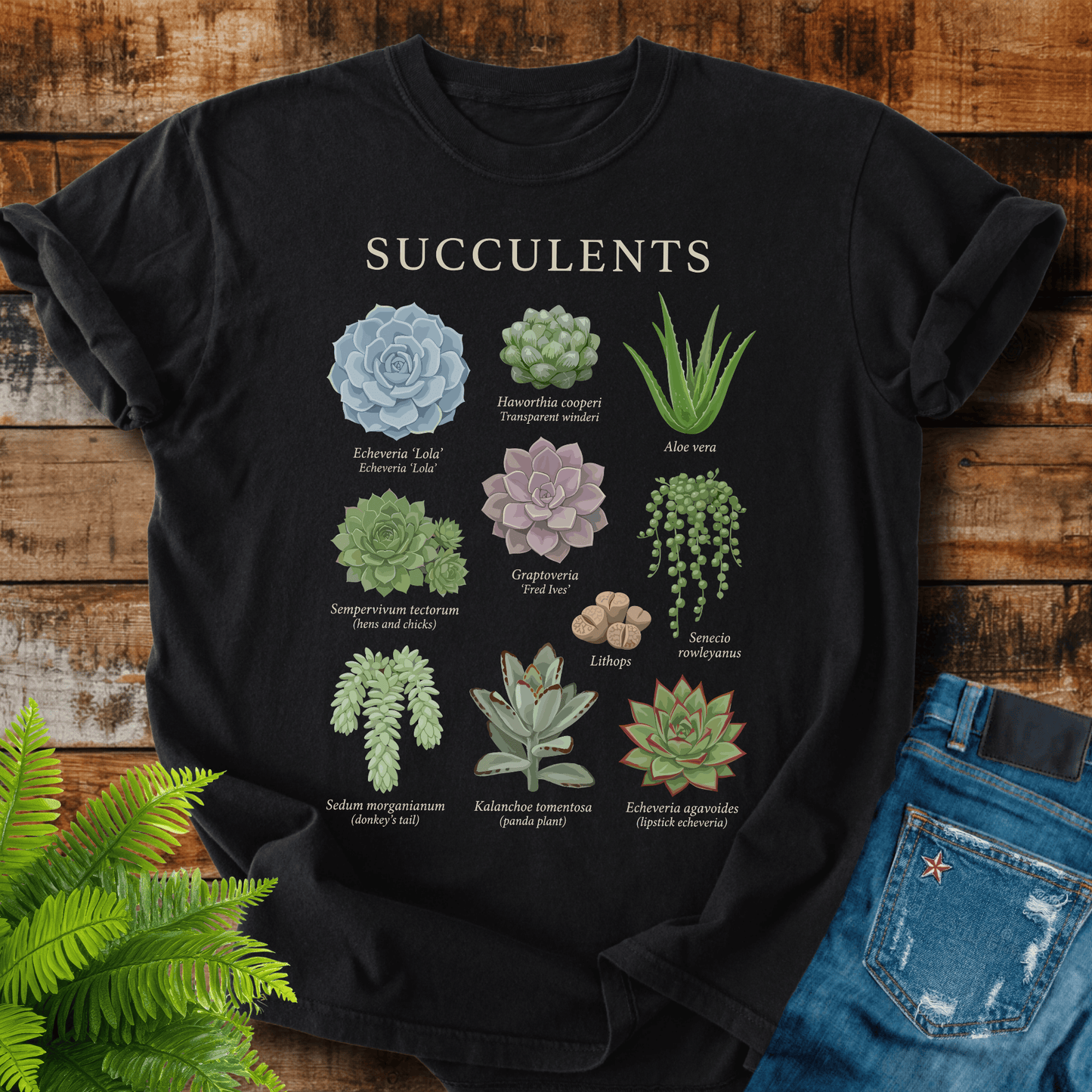 Succulents T-shirt