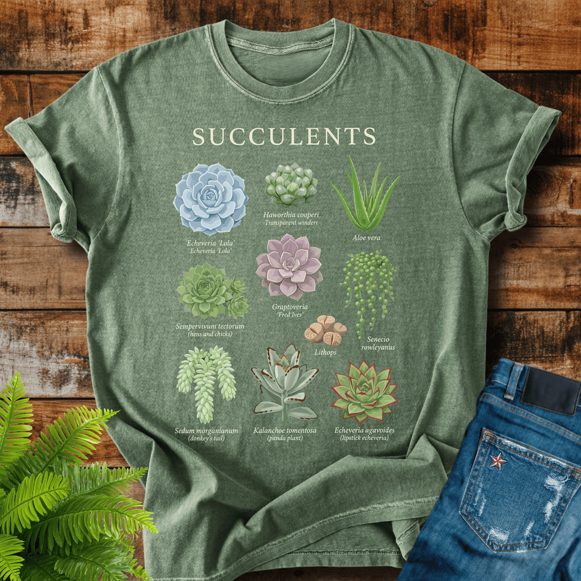 Succulents T-shirt