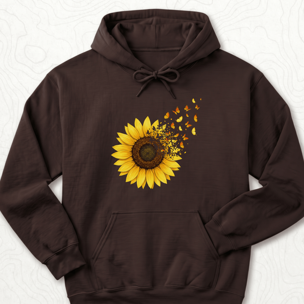 Sunflower Butterflies Hoodie