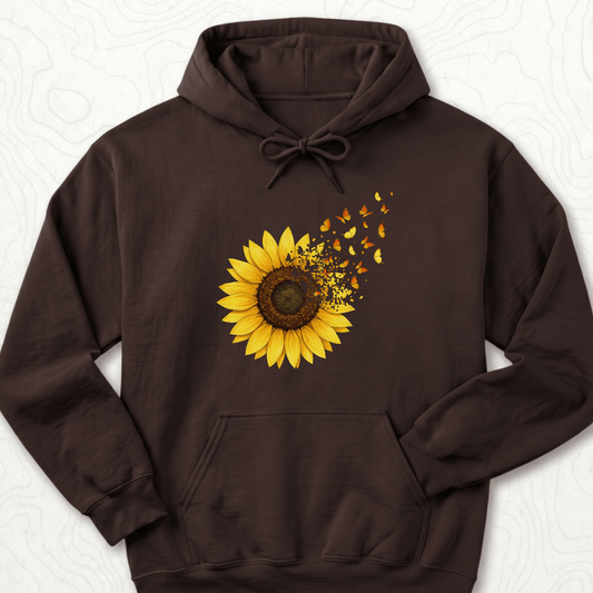 Sunflower Butterflies Hoodie