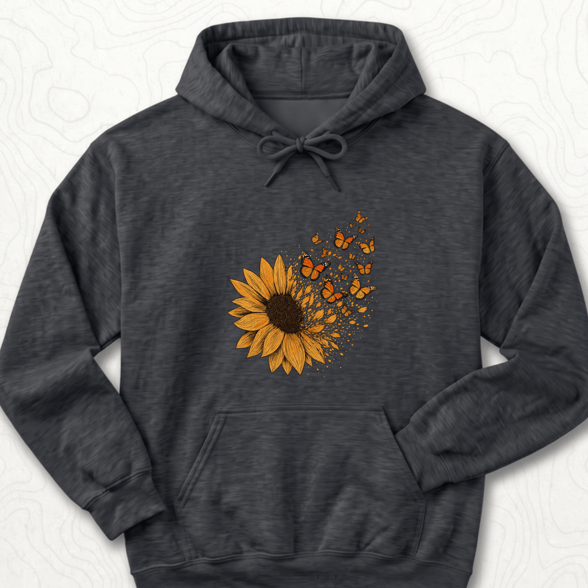 Sunflower Butterflies Hoodie
