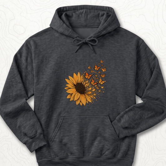 Sunflower Butterflies Hoodie