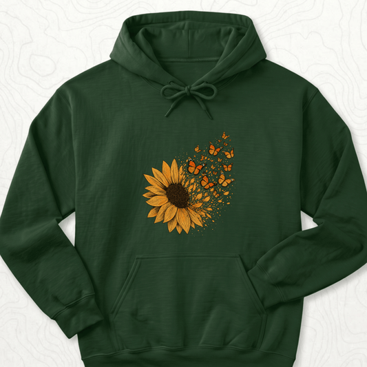 Sunflower Butterflies Hoodie