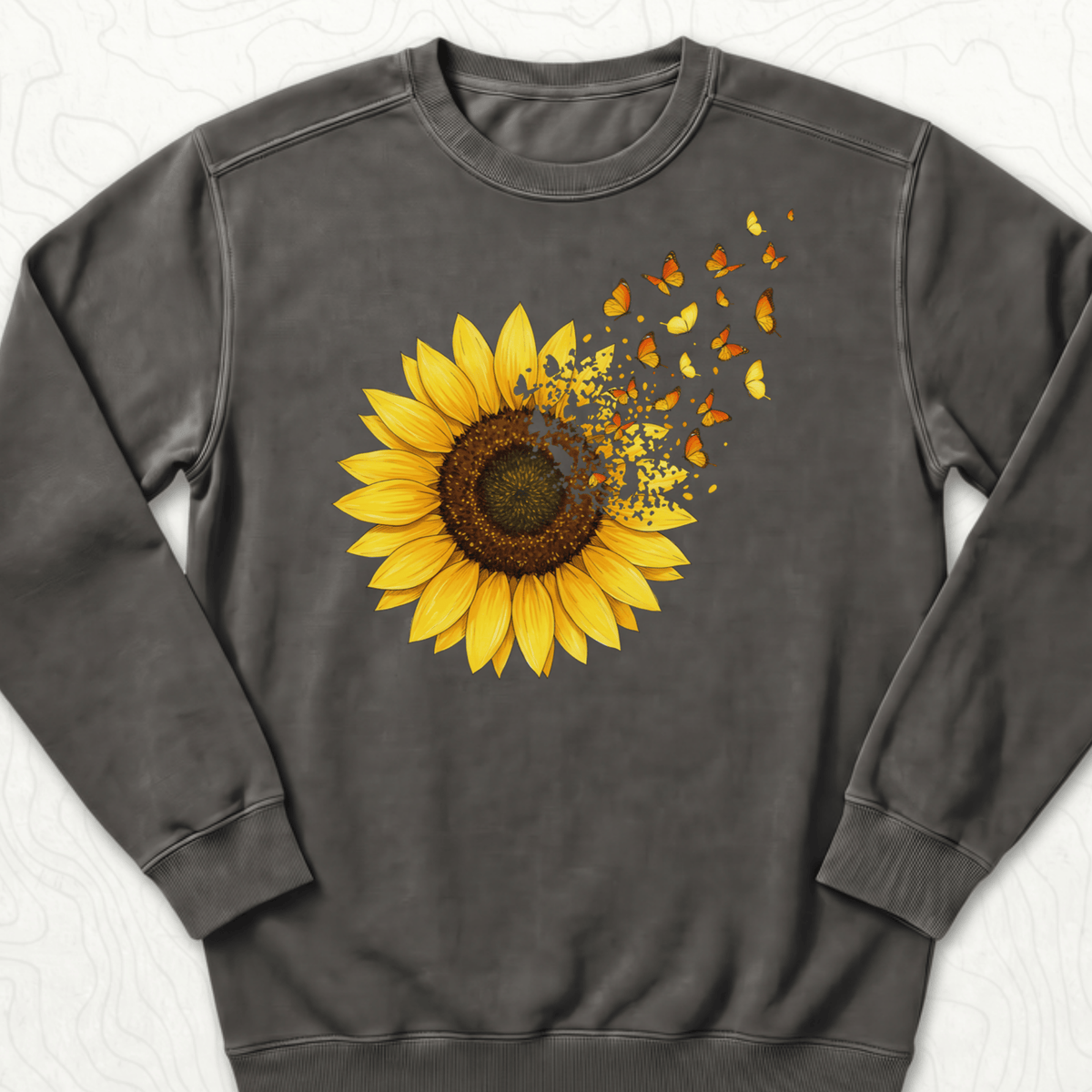 Sunflower Butterflies Sweatshirt