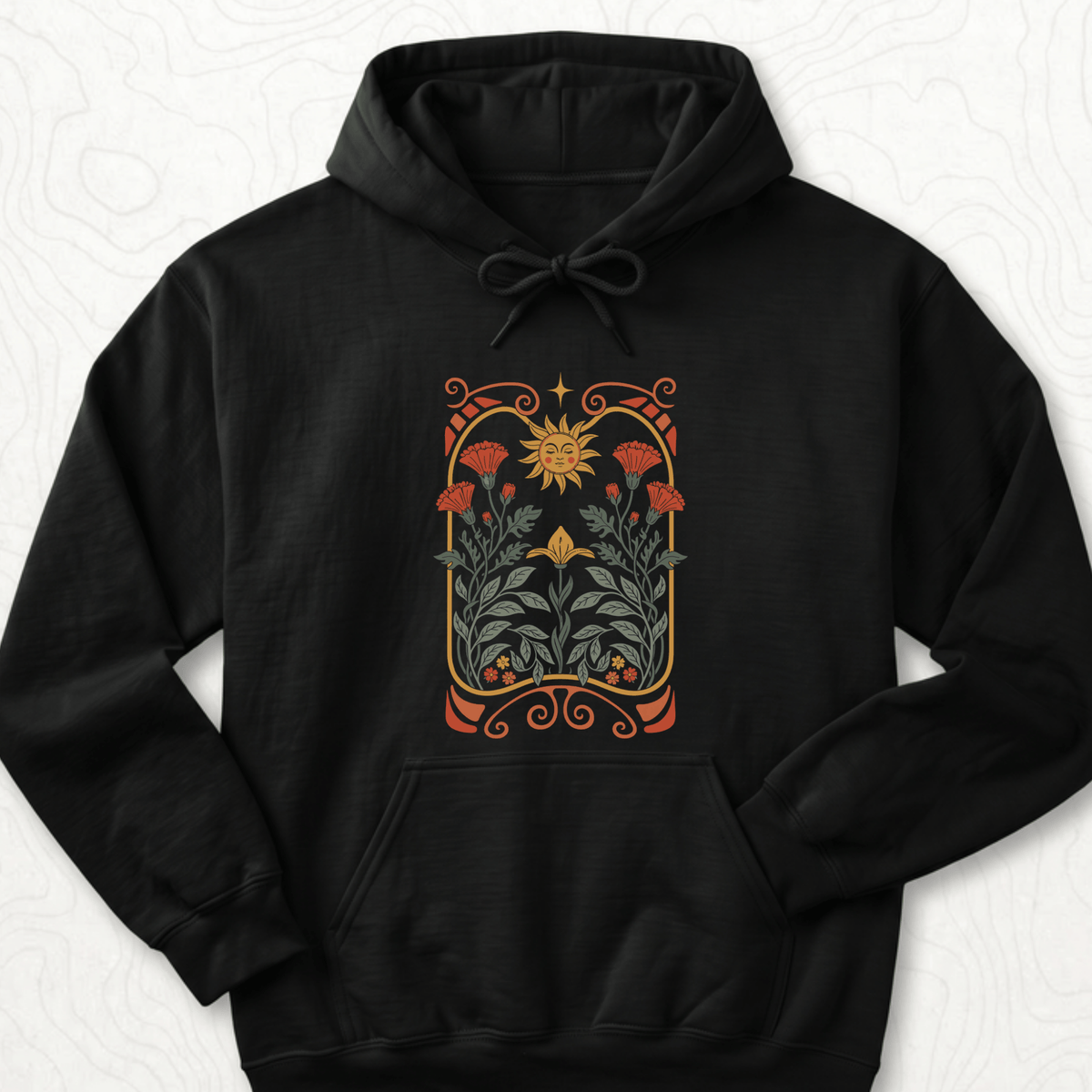 Sunflower Floral Hoodie