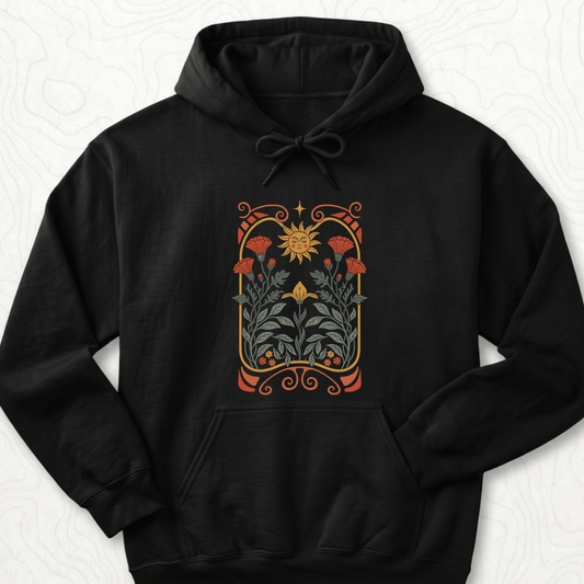 Sunflower Floral Hoodie