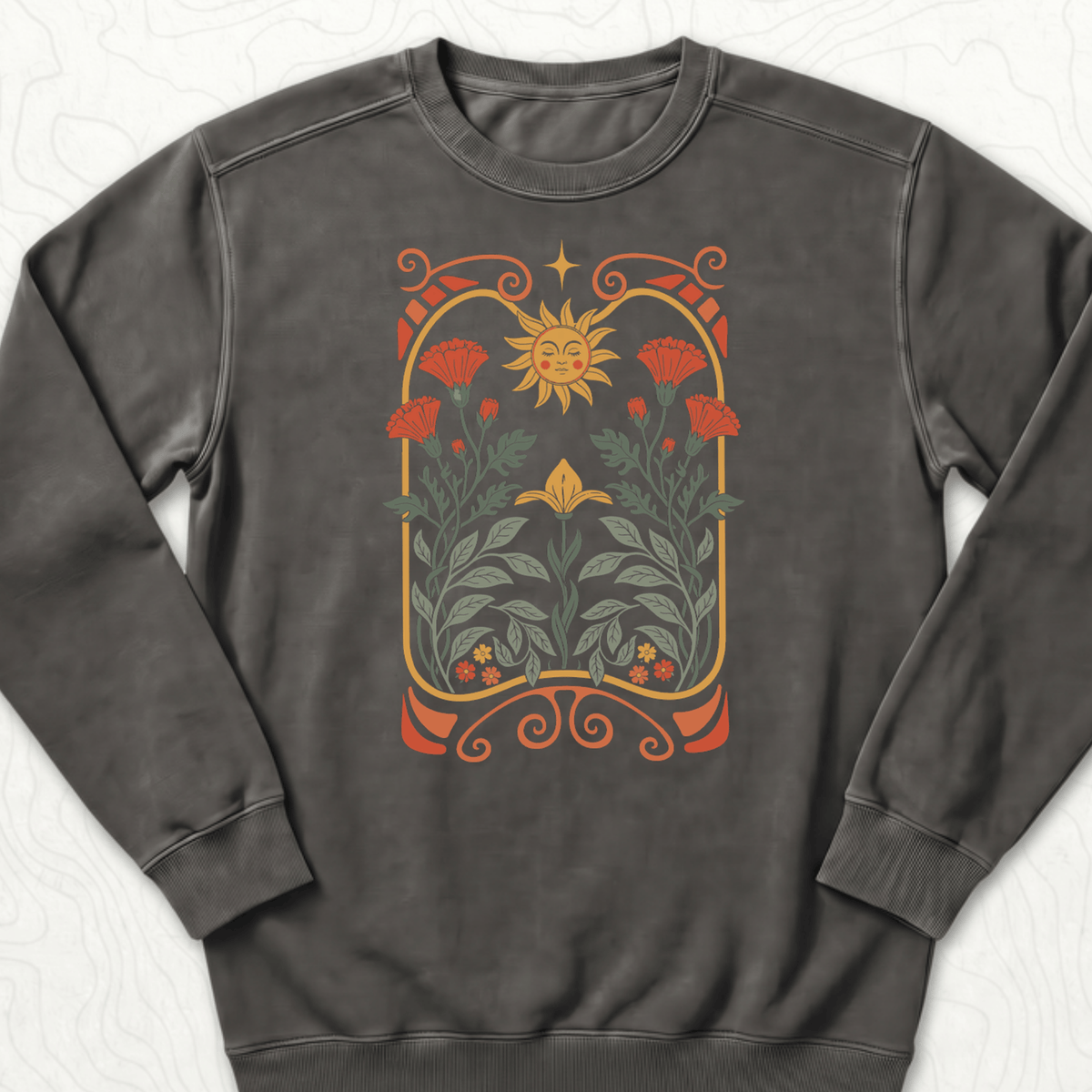 Sunflower Floral Sweatshirt