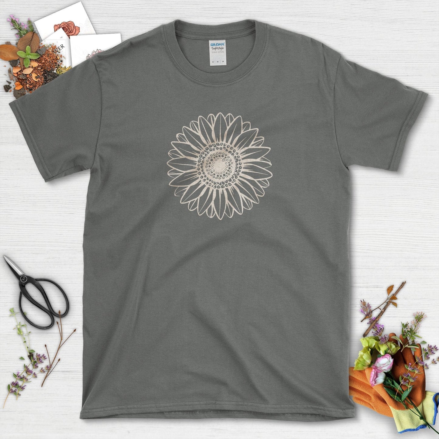 Sunflower Garden-Inspired T-Shirt