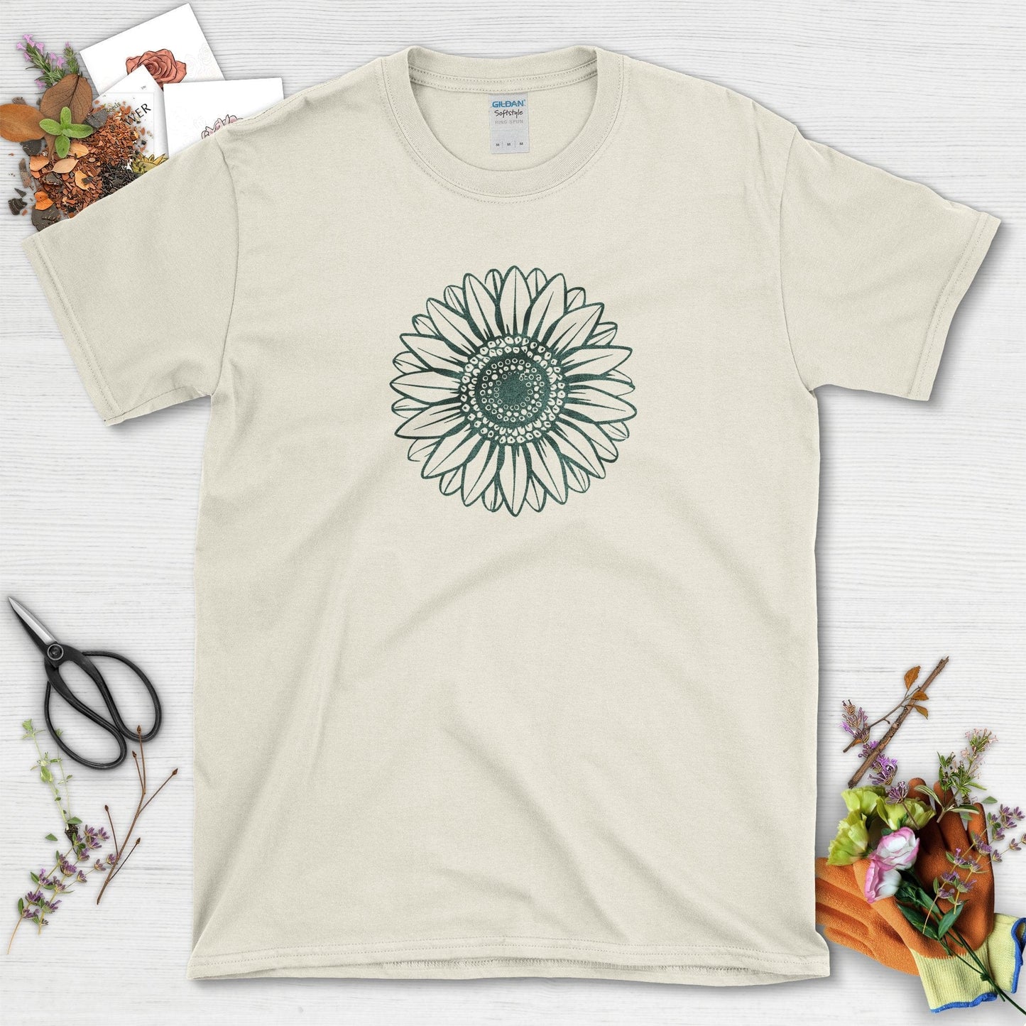Sunflower Garden-Inspired T-Shirt