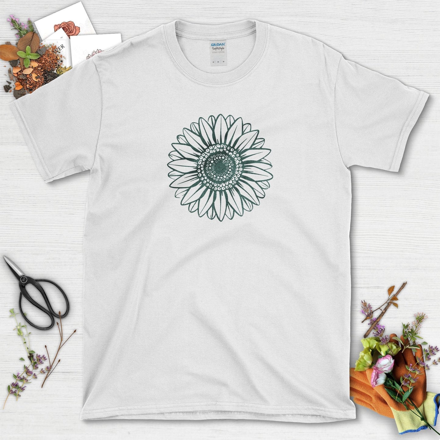 Sunflower Garden-Inspired T-Shirt