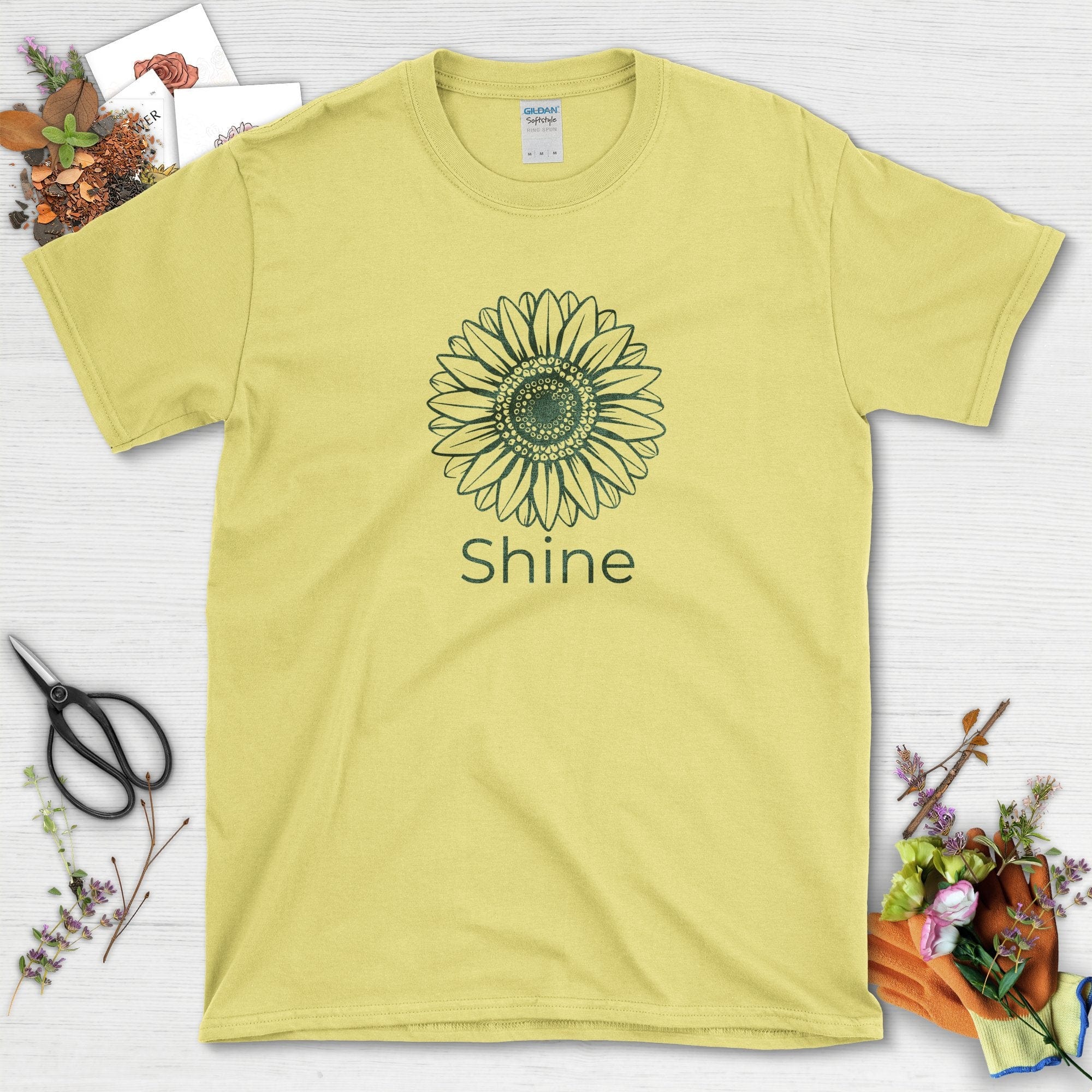 Sunflower Shine Garden T-Shirt