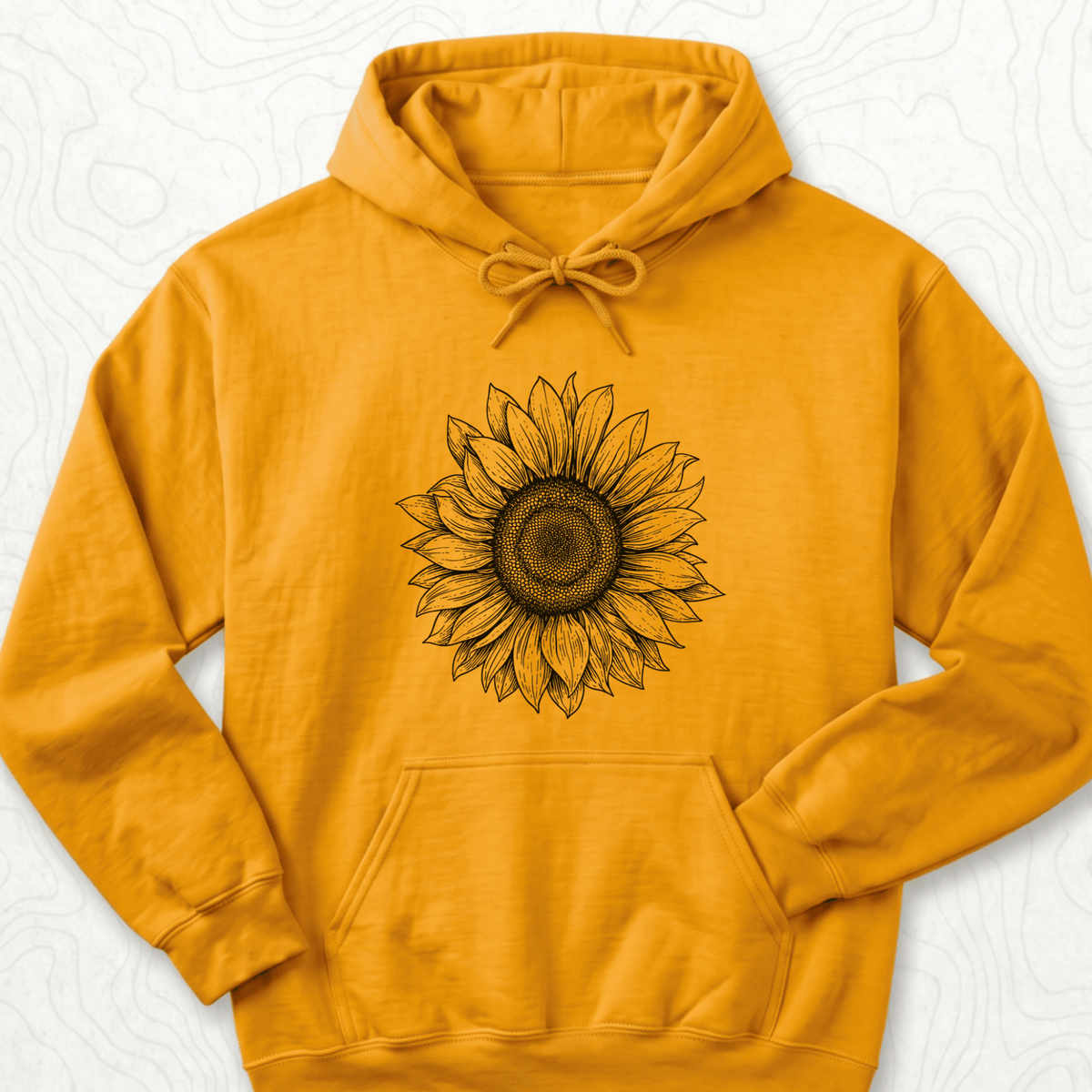 Sunflower Sketch Hoodie