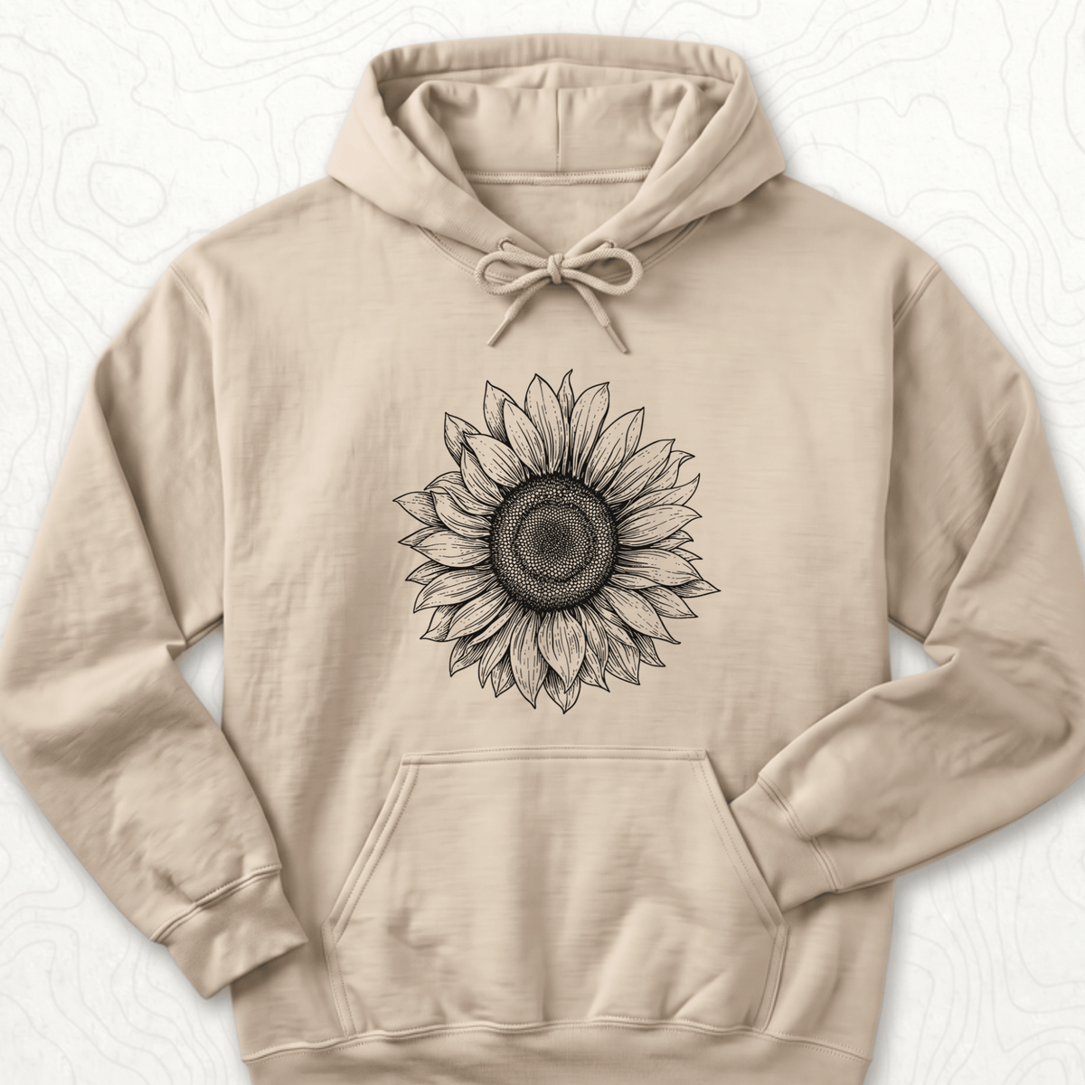 Sunflower Sketch Hoodie