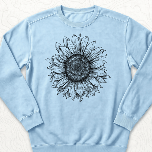 Sunflower Sketch Sweatshirt