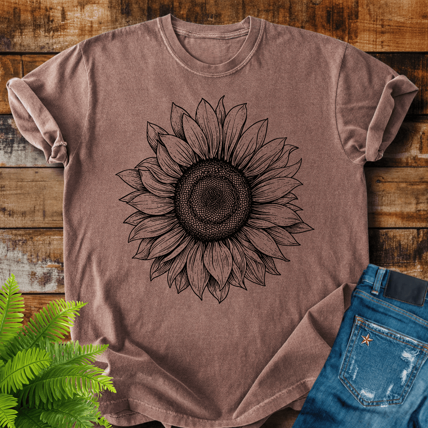 Sunflower Sketch T-shirt