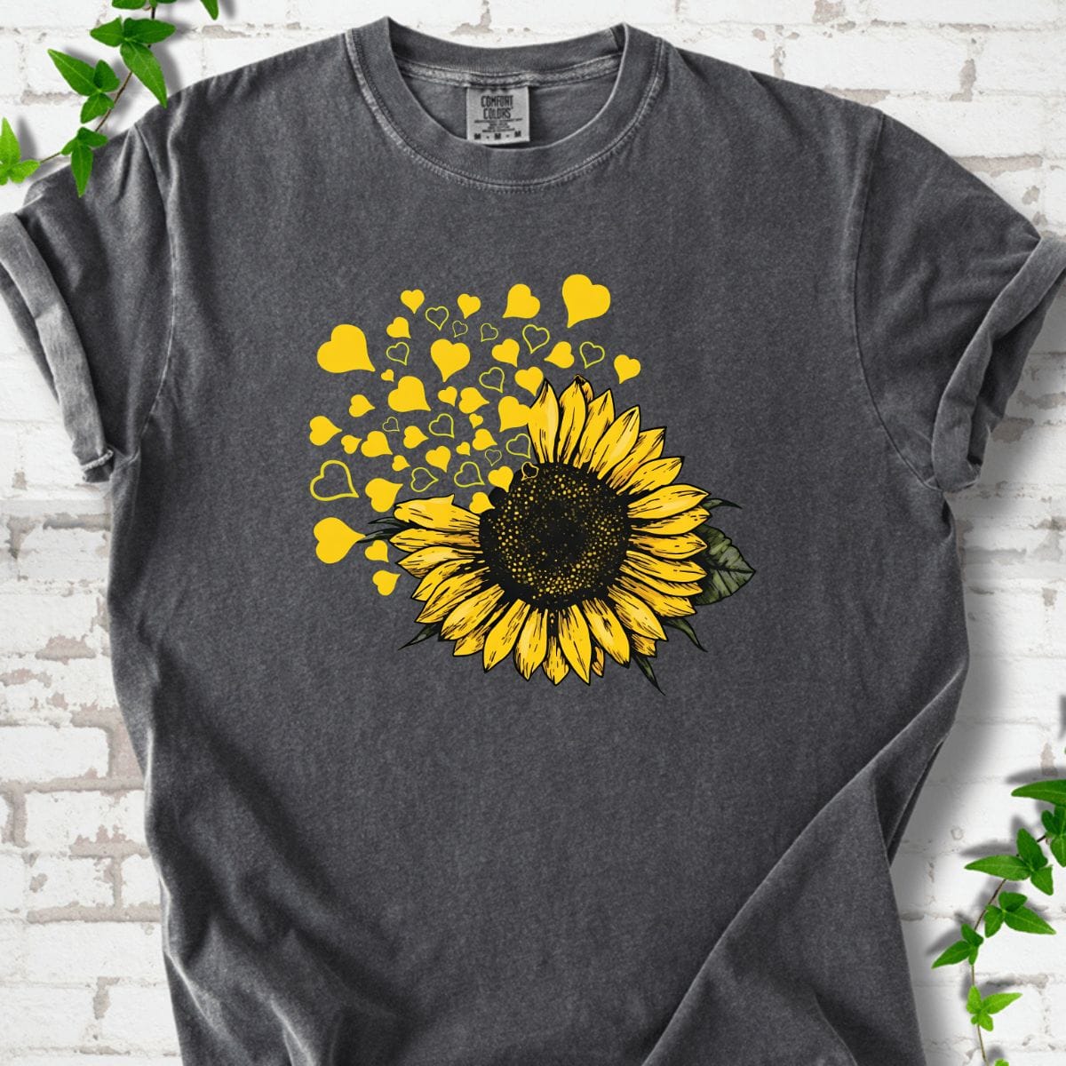 Sunflower with Hearts T-Shirt