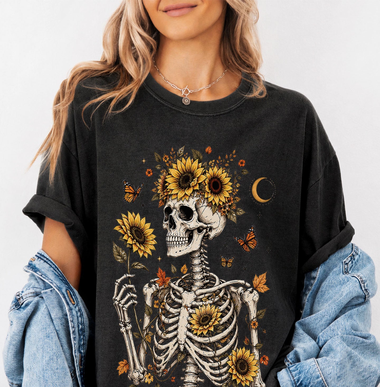 Sunflower Soul Skeleton T-Shirt