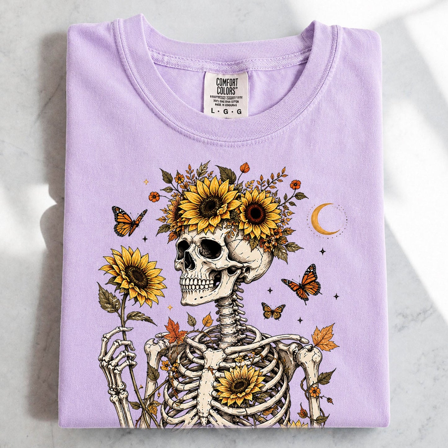 Sunflower Soul Skeleton T-Shirt