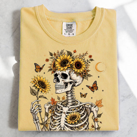 Sunflower Soul Skeleton T-Shirt