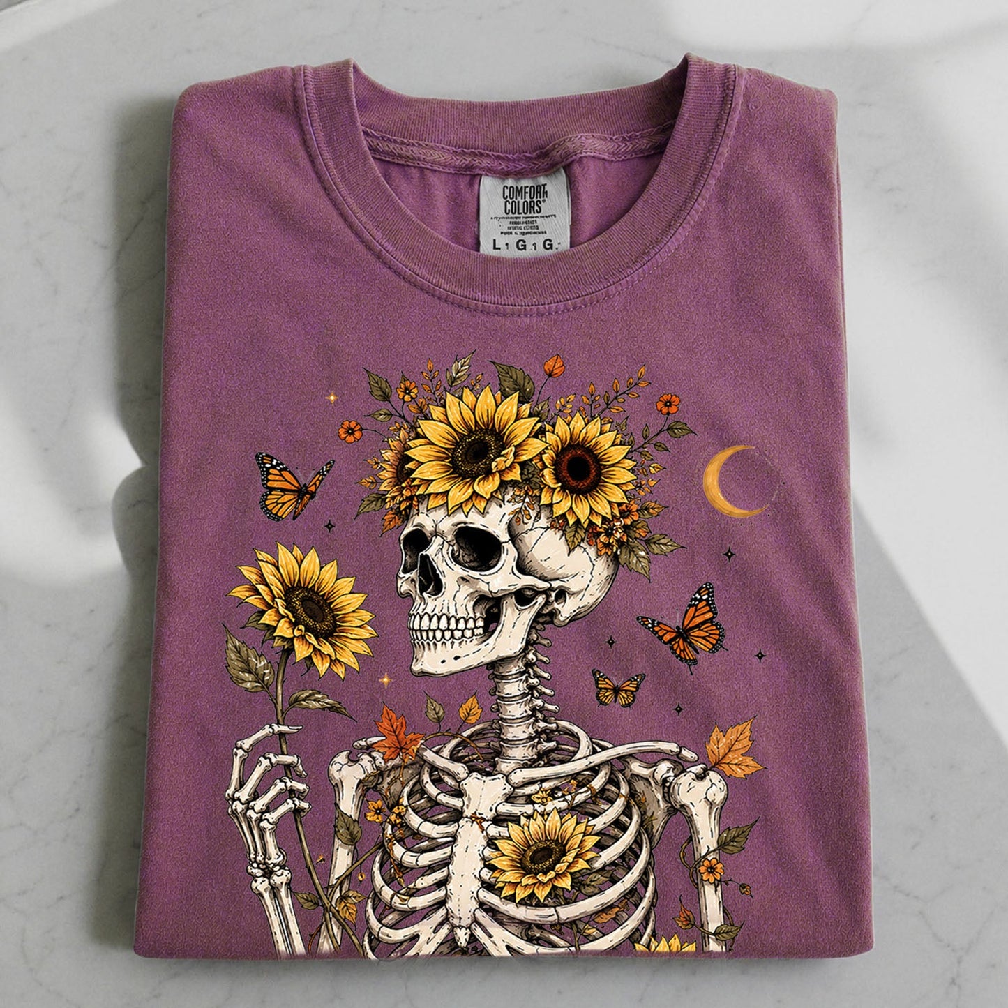 Sunflower Soul Skeleton T-Shirt