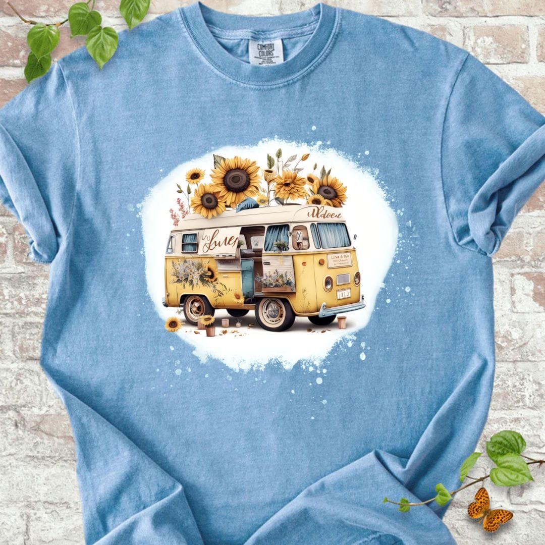 Sunflowers Camping T-Shirt