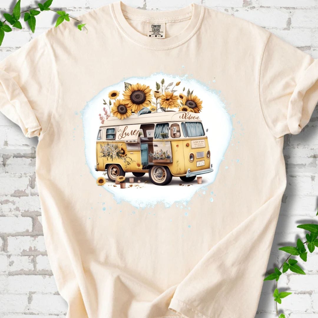 Sunflowers Camping T-Shirt