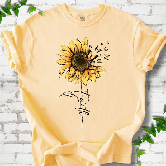 Sunflowers Faith T-Shirt