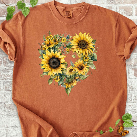 Sùnlowers Heart T-Shirt