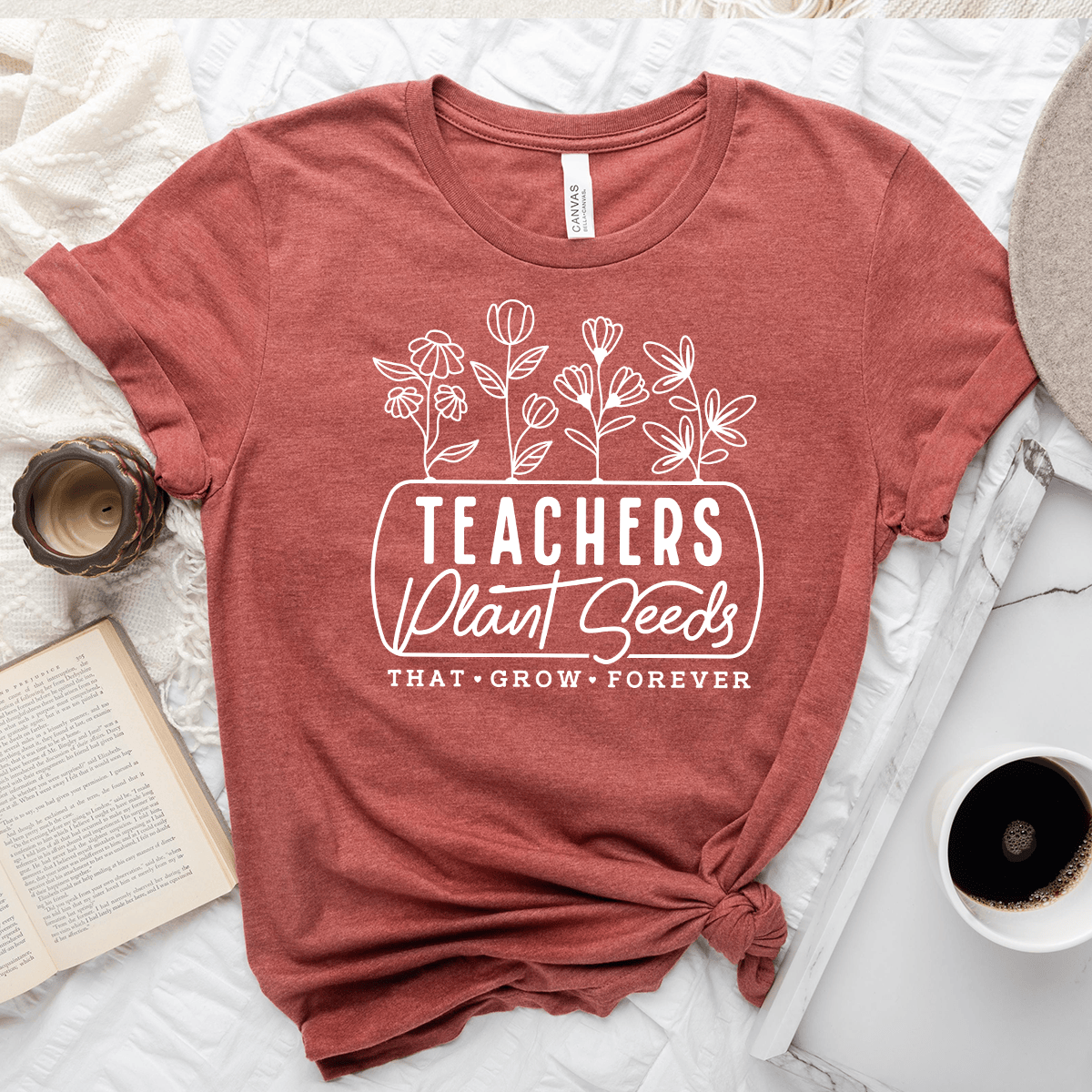 Teachers Plant Seeds Unisex Tee
