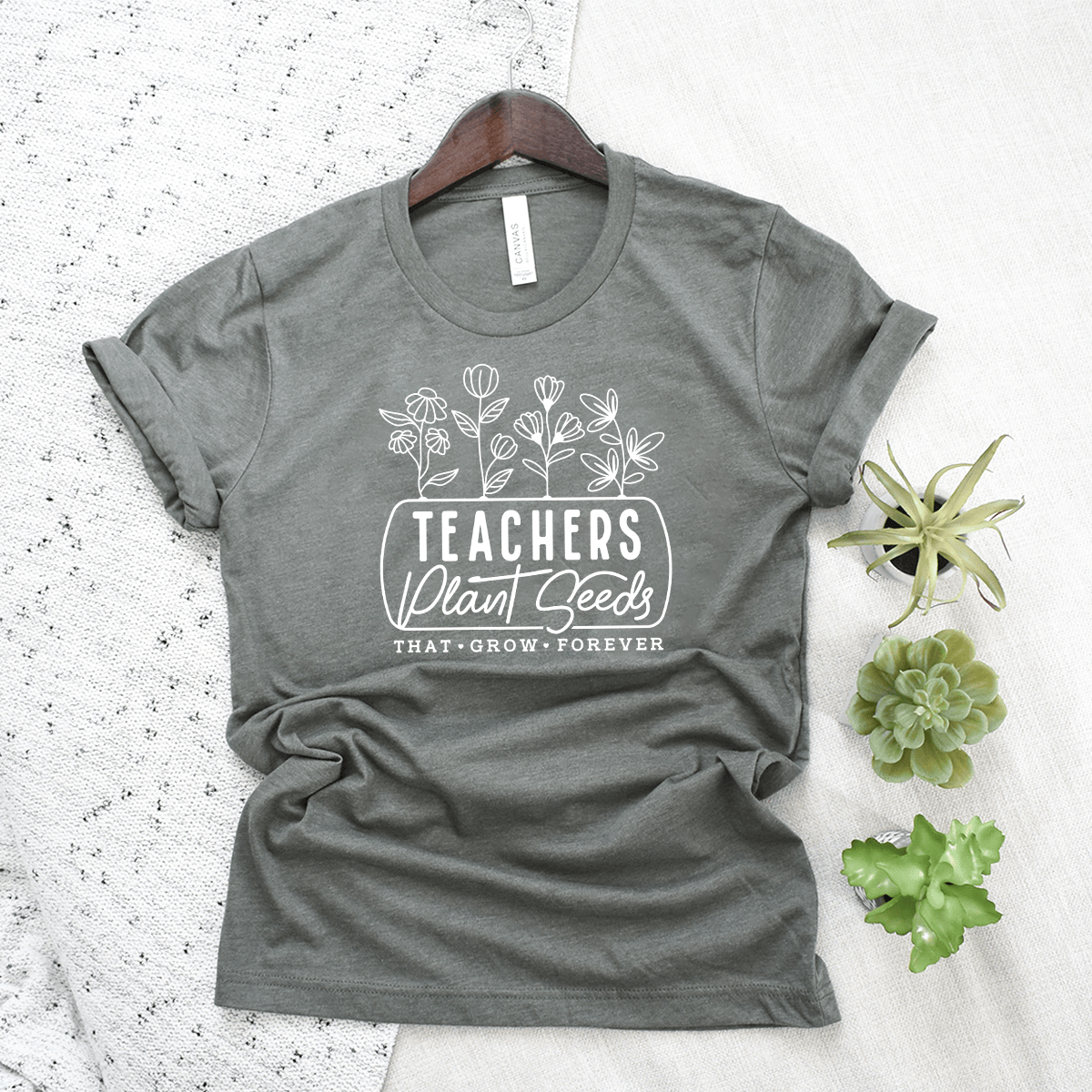 Teachers Plant Seeds Unisex Tee