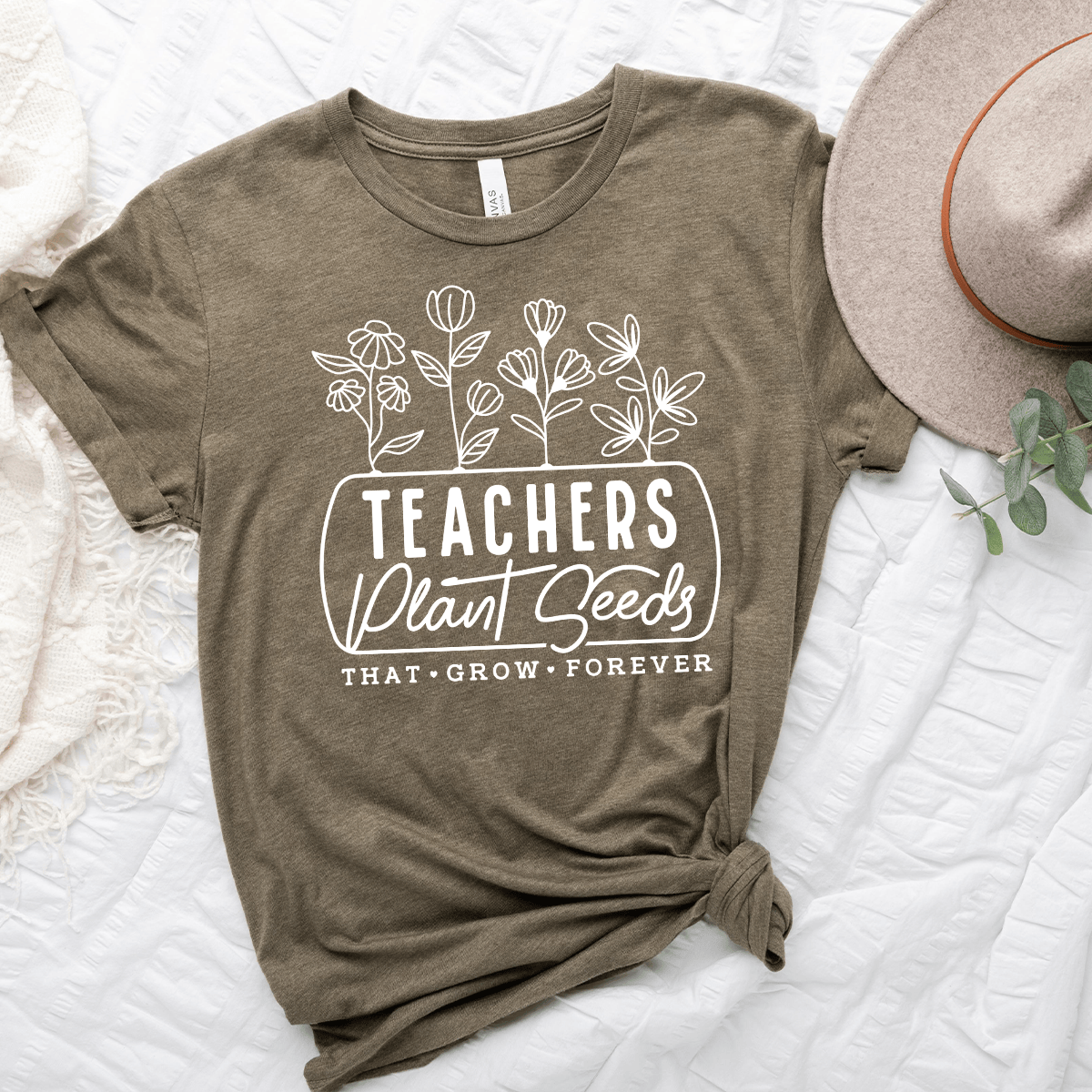 Teachers Plant Seeds Unisex Tee