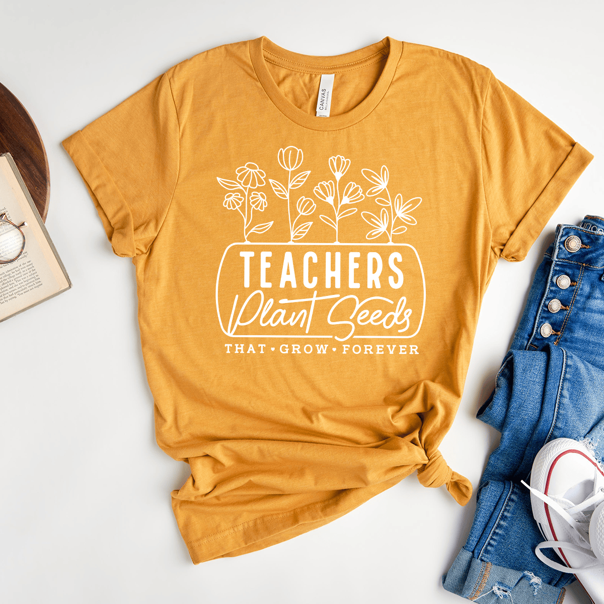 Teachers Plant Seeds Unisex Tee