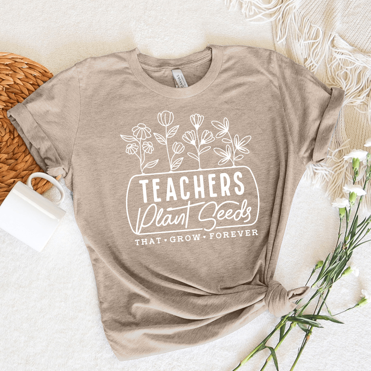 Teachers Plant Seeds Unisex Tee
